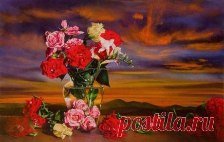 Цветочные акварели Gregory Van Raalte. / Удивительное искусство