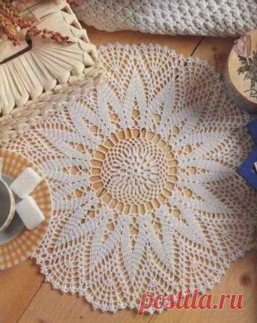 Салфетка крючком