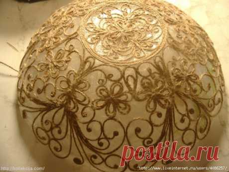 "ФИЛИГРАНЬ ИЗ ВЕРЕВОЧКИ". МК ДЛЯ НАЧИНАЮЩИХ