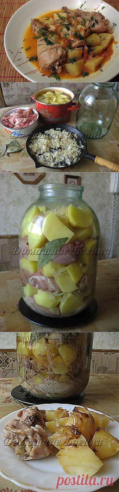 Соус картошка с курицей в банке | Ваши любимые рецепты