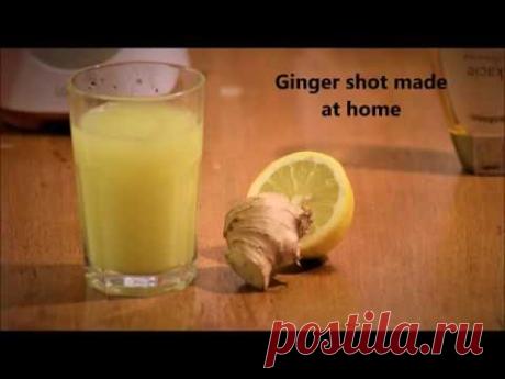 How to: Making ginger shot with a blender