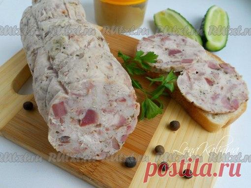 Галантин из курицы от Елены Калининой

Галантин из курицы - очень вкусное блюдо из французской кухни. Галантин готовится из нежирного мяса или рыбы с добавлением яиц и специй. Готовится галантин просто и может быть прекрасной заменой магазинным колбасам. Попробуйте - Вам понравится!

Пошаговый рецепт с фото есть на нашем сайте http://rutxt.ru/node/4602
Показать полностью…