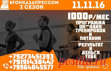 Проект #Гонка за прессом | тренировки он-лайн