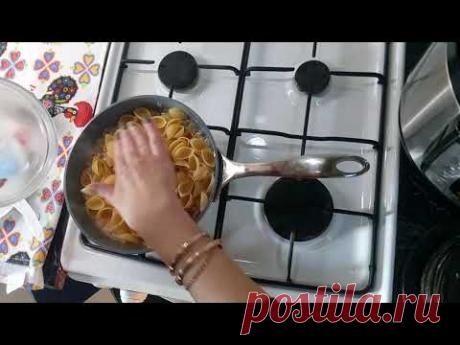 Готовим вкусный обед за 30 минут!!! Макароны с мясом!!!