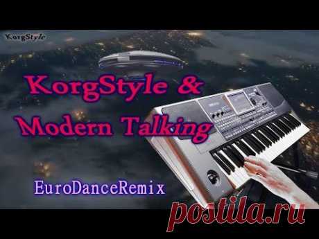 (5950) KorgStyle &amp; Modern Talking - EuroDanceRemix (Korg Pa 900) Minus - YouTube