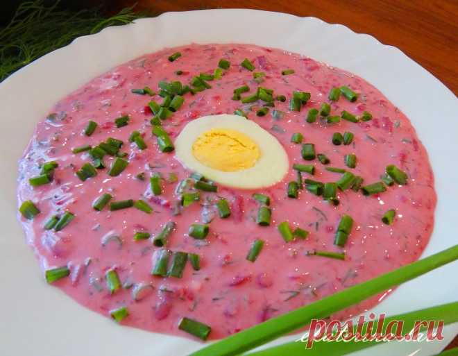 Холодник из свеклы на кефире - Простые рецепты Овкусе.ру