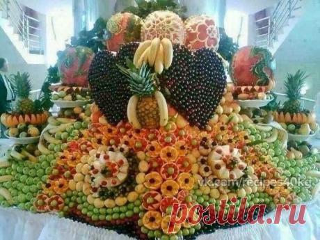 Фруктовый стол на свадьбе! Вот бы сейча / Всё за еду!