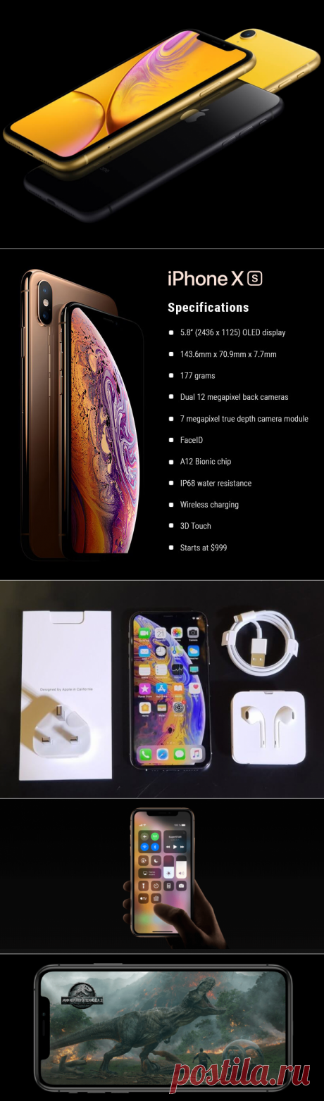 iPhone X﻿S отличия от моделей iPhone X/XR/MAX. Обзор iPhone X﻿S