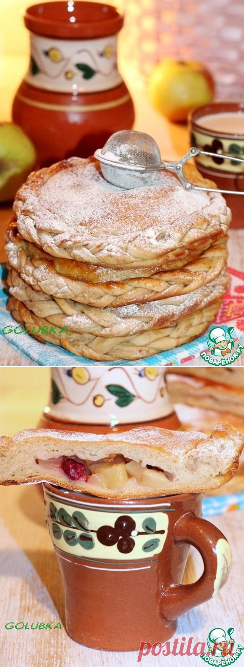 Фокачча с гречневой мукой и яблоками - кулинарный рецепт