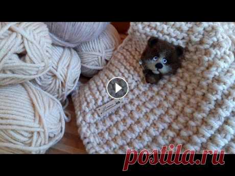 #вязание Кардиган / Начало нового  процесса/ #вязаниеспицами Мой ИГ - О посылке с пряжей - Магазин Мир крестиков - Серый кардиган - Плед - Знакомлюсь с пряжей Аляска - Паутинка Метелица - начало - Как соединяю н...