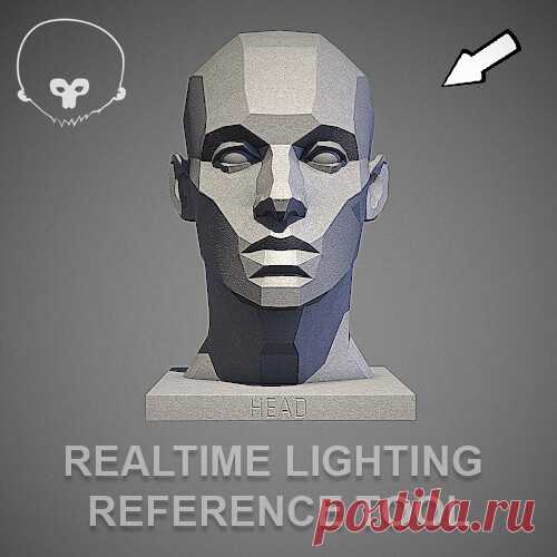 MALE HEAD, LIGHT REFERENCE TOOL, William Nguyen Hi girls and guys ! This is a tool for helping artists who needs lights references on human face. You can move on the timeline to find the direction of the light you need ! There will be more update soon like skull and a woman face. Happy to share this with you, feel free to share it 
(This head was inspired by the Asaro head)