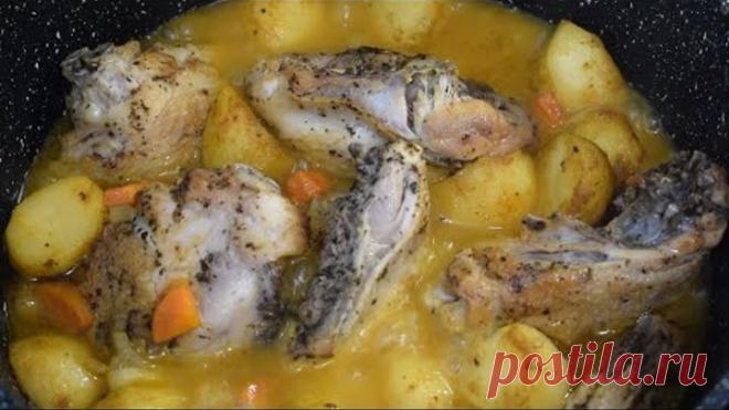 НИ ОДНОГО ПРАЗДНИКА БЕЗ ЭТОГО БЛЮДА! Удивительно ПРОСТОЙ и ВКУСНЫЙ рецепт! Жаркое с КУРИЦЕЙ!