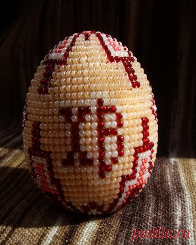 Как сделать яйцо из бисера :: как из бисера сделать яйцо :: Рукоделие