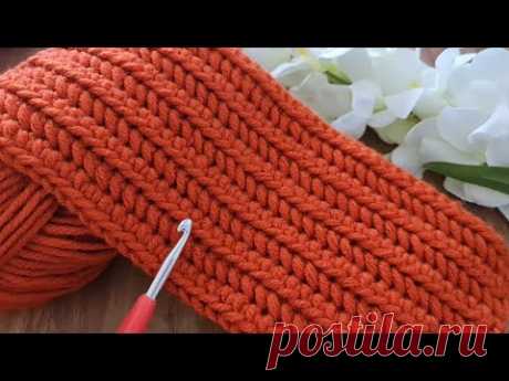 Simple Crochet Pattern for beginners!  Gorgeous Crochet Sewing for Scarves, Sweaters and Blankets