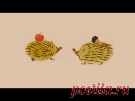 Нарисовала ёжиков - YouTube