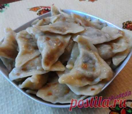 Вареники с капустой и грибами