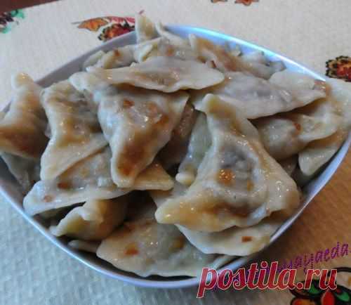 Вареники с капустой и грибами