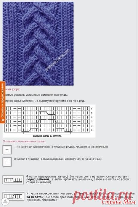 . Туника-свитер спицами - Вязание - Страна Мам