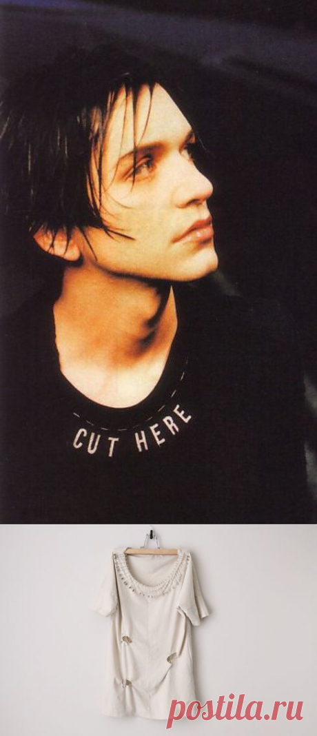 Футболки с прорезями и булавками (Екатерина Ш) / Футболки DIY / Модный сайт о стильной переделке одежды и интерьера