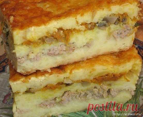 Рецепты картофельных запеканок