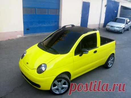 Самодельный пикап из Daewoo Matiz | Чёрт побери