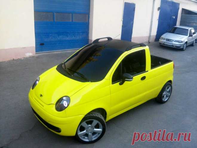 Самодельный пикап из Daewoo Matiz | Чёрт побери