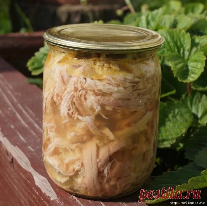 Вкуснейшая домашняя тушенка из курицы