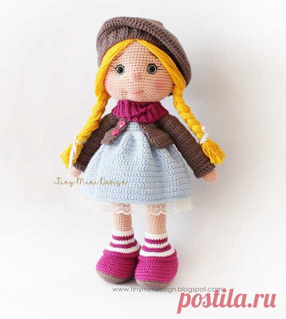 Amigurumi Зайка Тильда Перевод и девушки Строительство ТОНТОН | Крошечный Mini Designer