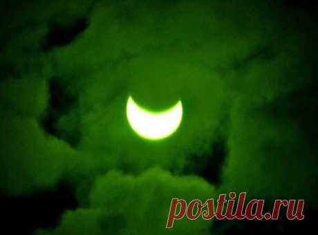 Так видно было солнечное затмение в городе Ковров.