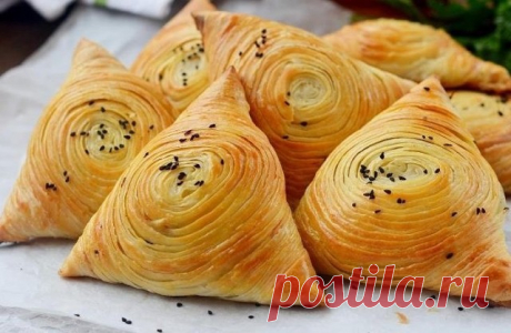 Вкусная, слоеная, сочная и сытная самса понравится всем без исключения! — ДОМАШНИЕ