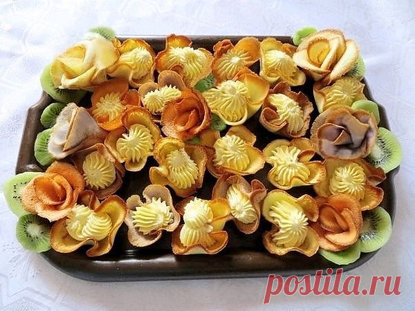 Печенье "Дивные розы" .