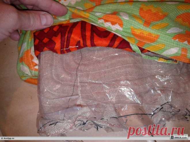 Зашиваем чехол электрогрелки