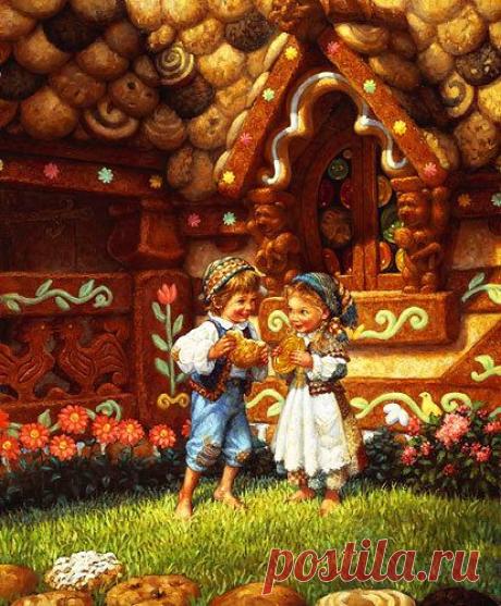ПРЯНИЧНЫЙ ДОМИК. Пряничный домик своими руками. Как сделать пряничный домик - рецепт, фото. Сказка о пряничном домике братьев Гримм Гензель и Гретель с картинками