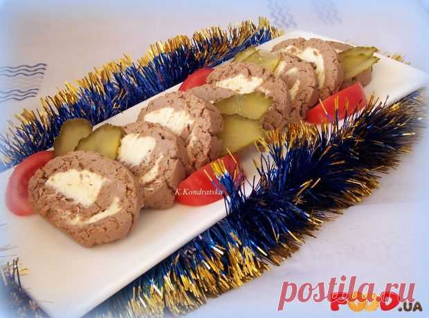 Рулет из печени с маслом - Кулинарные рецепты на Food.ua