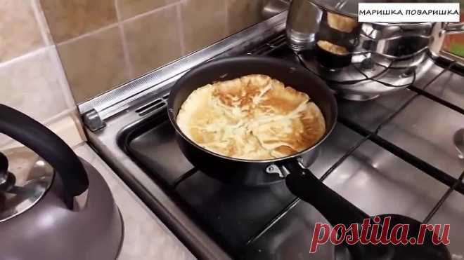 ДУТЫЙ ОМЛЕТ из 1 ЯЙЦА на 4 ЧЕЛОВЕКА #омлет