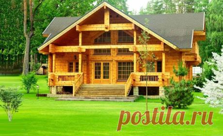 Деревянные дома фото