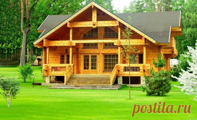 Деревянные дома фото