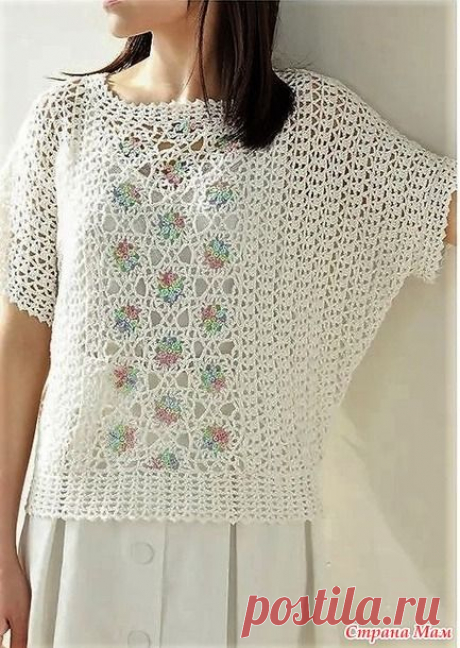 Ажурная кофточка Maoer Lixia.