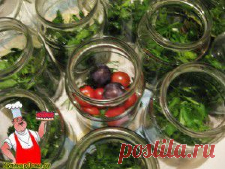 Рецепт «Помидоры, маринованные со сливой». | Кулинар дома - Вкусные рецепты