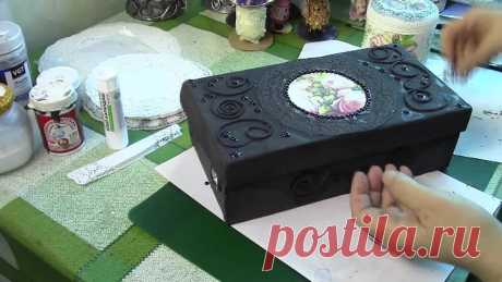 Шкатулка из обувной коробки своими руками. ХоббиМаркет