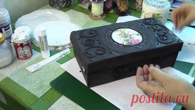 Шкатулка из обувной коробки своими руками. ХоббиМаркет