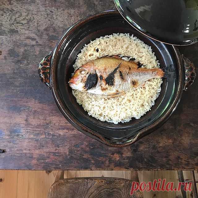 今日は
いただいた鯛で
こげ鯛めし。
