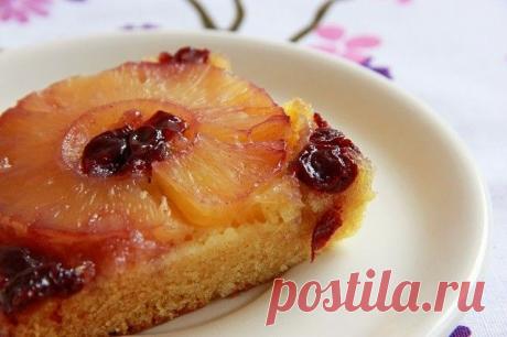 petit_furia - Перевернутый ананасовый пирог по рецепту Найджелы Лоусон