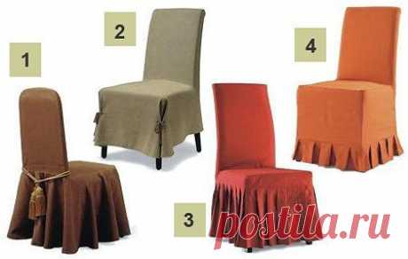 Чехол на стул: выкройка — Сделай сам, идеи для творчества - DIY Ideas
