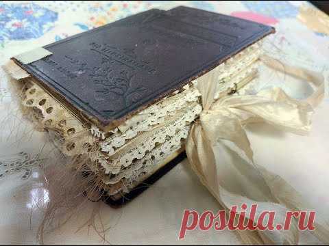 1888 Nat'l Standard Dictionary made into a beautiful, 5 signature journal - SOLD!