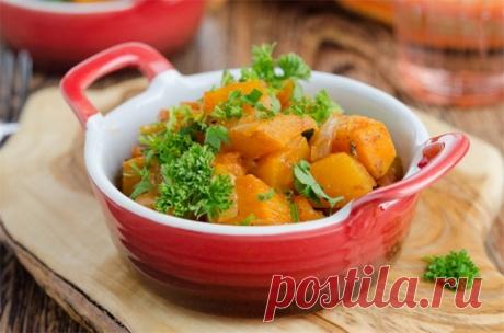 Тушеная тыква рецепт / Простые рецепты