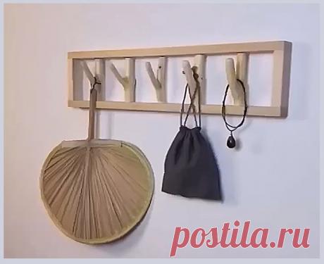 Вешалка для бани своими руками