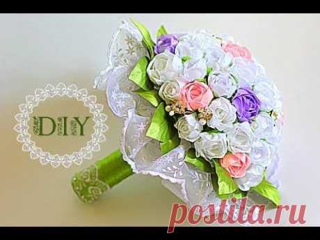 Букет Невесты Своими Руками | KANZASHI | DIY - YouTube