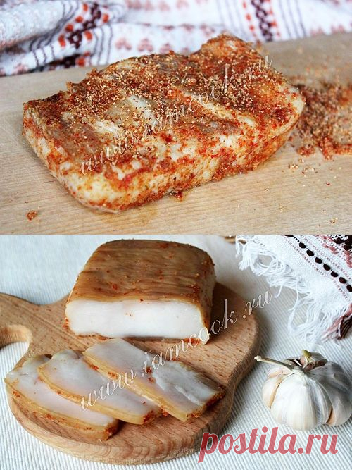Соление сала по-домашнему, пошаговый рецепт с фото.