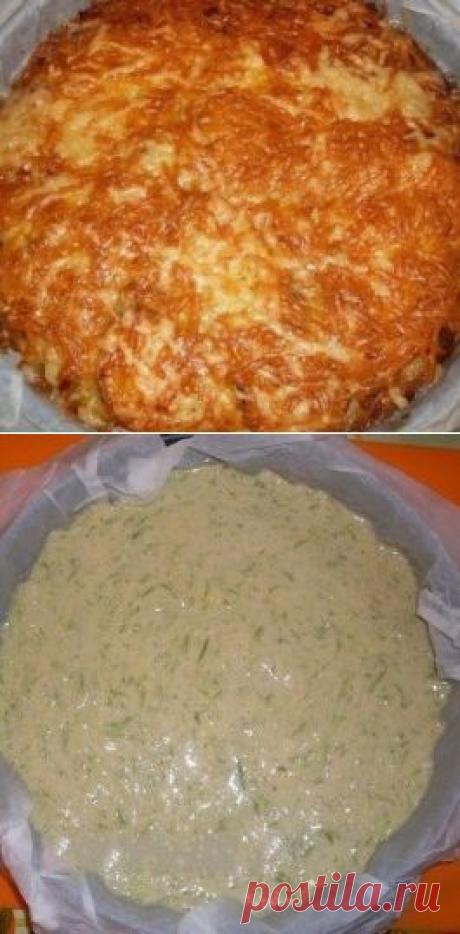Кабачковая запеканка.